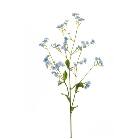 Lot de 24 - Longue tige artificielle de myosotis, 76 cm - bleu clair 