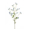 Lot de 24 - Longue tige artificielle de myosotis, 76 cm - bleu clair 