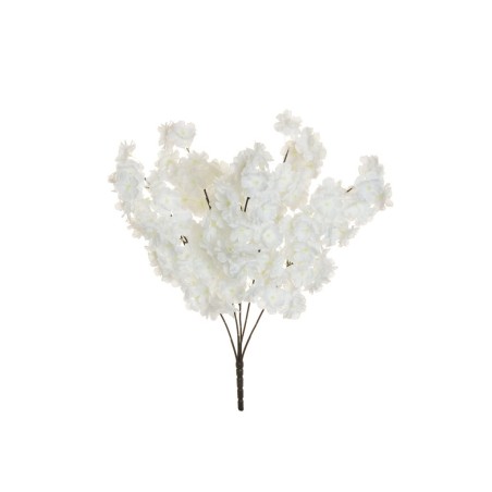 Lot de 6 - Buisson artificiel de cerisier en fleurs X5, 52 cm - blanc 