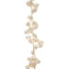 Lot de 12 - Guirlande artificielle de cerisier en fleurs, 178 cm - pêche clair 