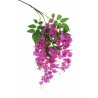 Lot de 24 - Tige suspendue artificielle de glycine X5, 105 cm - violet 
