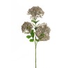 Lot de 12 - Tige artificielle de sedum X3, 57 cm - violet vert clair 