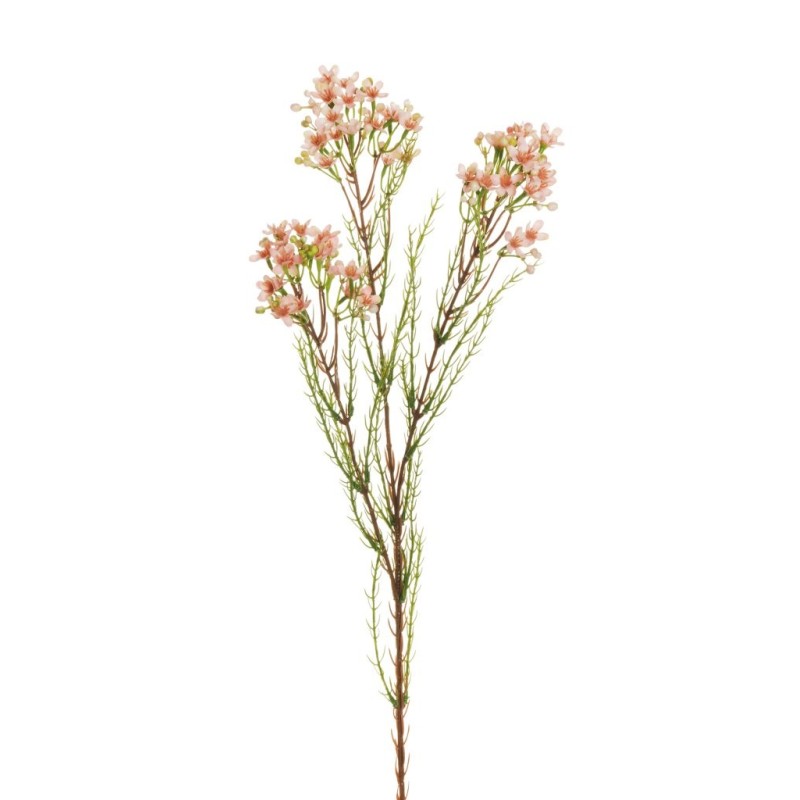 Lot de 24 - Tige artificielle de fleurs de cire X3, 79 cm - mauve rose clair 