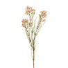 Lot de 24 - Tige artificielle de fleurs de cire X3, 79 cm - mauve rose clair 