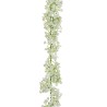 Lot de 6 - Guirlande artificielle de gypsophile, 180 cm - blanc crème 