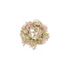 Lot de 12 - Petite couronne artificielle de gypsophile, D. 20 cm - rose 