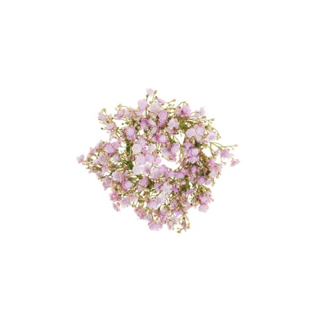 Lot de 12 - Petite couronne artificielle de gypsophile, D. 20 cm - lilas violet 