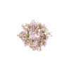 Lot de 12 - Petite couronne artificielle de gypsophile, D. 20 cm - lilas violet 