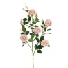 Lot de 12 - Branche artificielle de roses Austin X3, 87 cm - saumon rose 