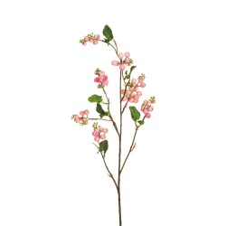Lot de 16 - Tige artificielle de symphoricarpos, 77 cm - rose 