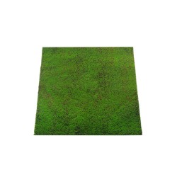 Lot de 20 - Tapis artificiel de mousse, 100 x 100 cm - vert 