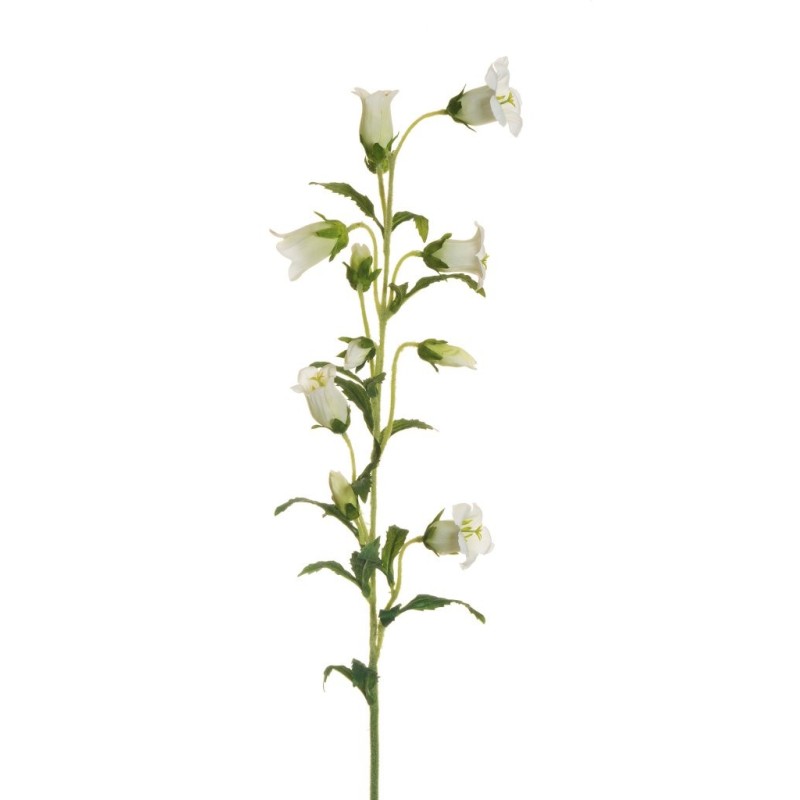Lot de 12 - Tige artificielle de campanule, 86 cm - blanc 