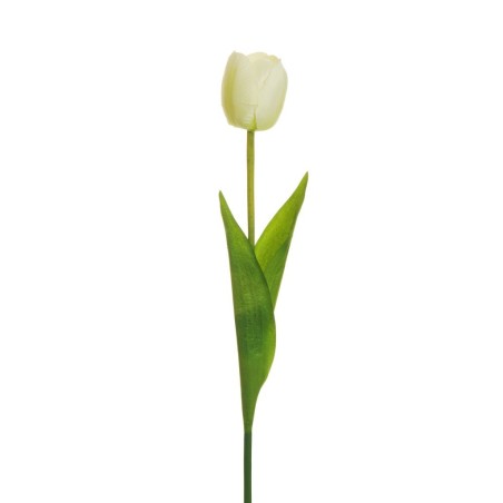 Lot de 48 - Tulipe artificielle, 54 cm - crème 