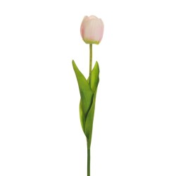 Lot de 48 - Tulipe artificielle, 54 cm - rose 