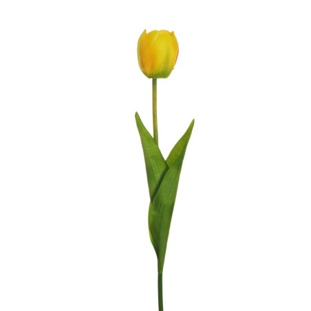Lot de 48 - Tulipe artificielle, 54 cm - jaune 