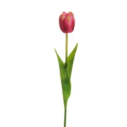 Lot de 48 - Tulipe artificielle, 54 cm - fuchsia 