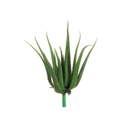 Lot de 4 - Plante artificielle d'aloès X14, 50 cm - vert 