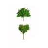 Lot de 36 - Mini sedum album et echeveria artificiels, 12 cm - vert 