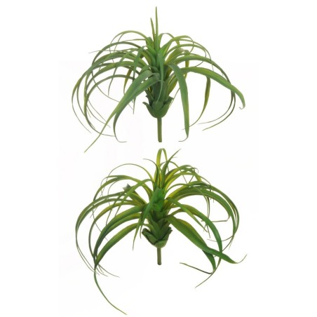 Lot de 24 - Plante artificielle de tillandsia, 23 cm - vert gris vert 