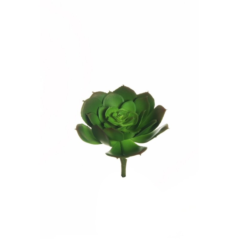Lot de 36 - Echeveria artificielle, 14 cm - vert marron 