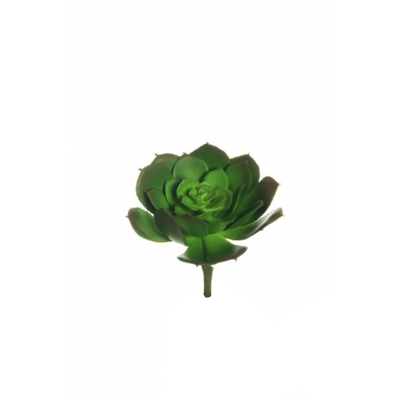 Lot de 36 - Echeveria artificielle, 14 cm - vert marron 