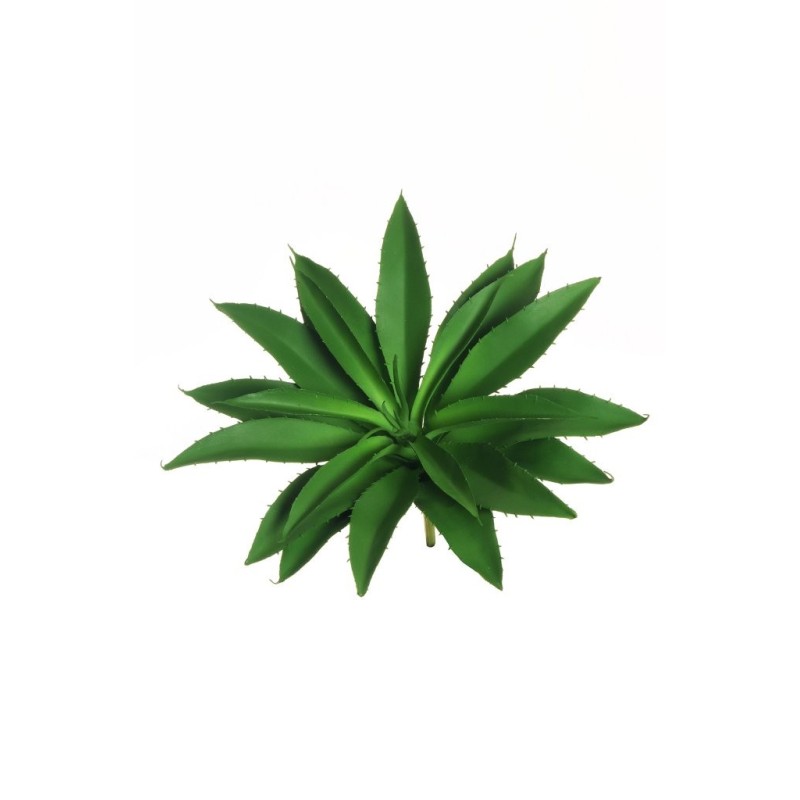 Lot de 12 - Plante artificielle d'agave, 25 cm - vert 