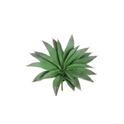 Lot de 12 - Plante artificielle d'agave, 25 cm - vert gris 