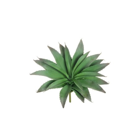 Lot de 12 - Plante artificielle d'agave, 25 cm - vert gris 