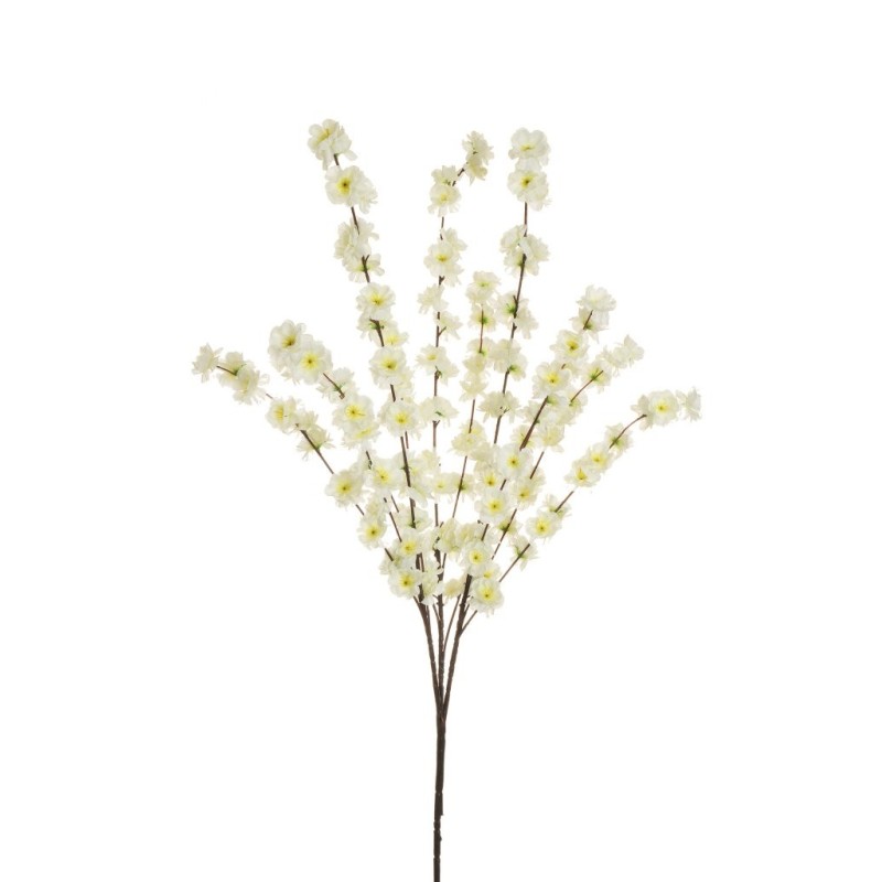 Lot de 12 - Buisson géant artificiel de pommier en fleurs X3, 100 cm - blanc 
