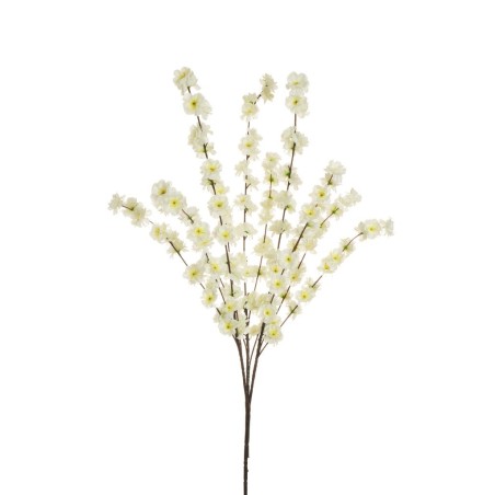 Lot de 12 - Buisson géant artificiel de pommier en fleurs X3, 100 cm - blanc 