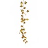 Lot de 24 - Guirlande artificielle de lierre métallisée, 116 cm - or 