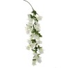 Lot de 6 - Branche géante suspendue artificielle de bougainvillier, 146,5 cm - blanc 
