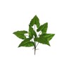 Lot de 12 - Buisson artificiel de feuilles de calla toucher réel X7, 70 cm - vert clair 