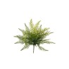 Lot de 12 - Buisson artificiel de fougère des montagnes X22, 54 cm - vert 