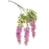 Lot de 12 - Branche suspendue artificielle de glycine, 108 cm - fuchsia 