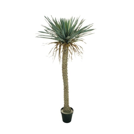 Plante artificielle d'agave en pot, 180 cm - vert gris crème 