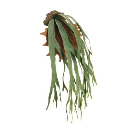 Lot de 6 - Buisson artificiel de corne de cerf, 81 cm - vert gris 