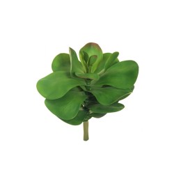 Lot de 6 - Echeveria géante artificielle, D. 33 cm - vert 