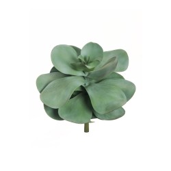 Lot de 6 - Echeveria géante artificielle, D. 33 cm - vert gris 