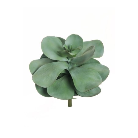 Lot de 6 - Echeveria géante artificielle, D. 33 cm - vert gris 