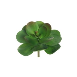 Lot de 6 - Grande echeveria artificielle, D. 31 cm - vert 