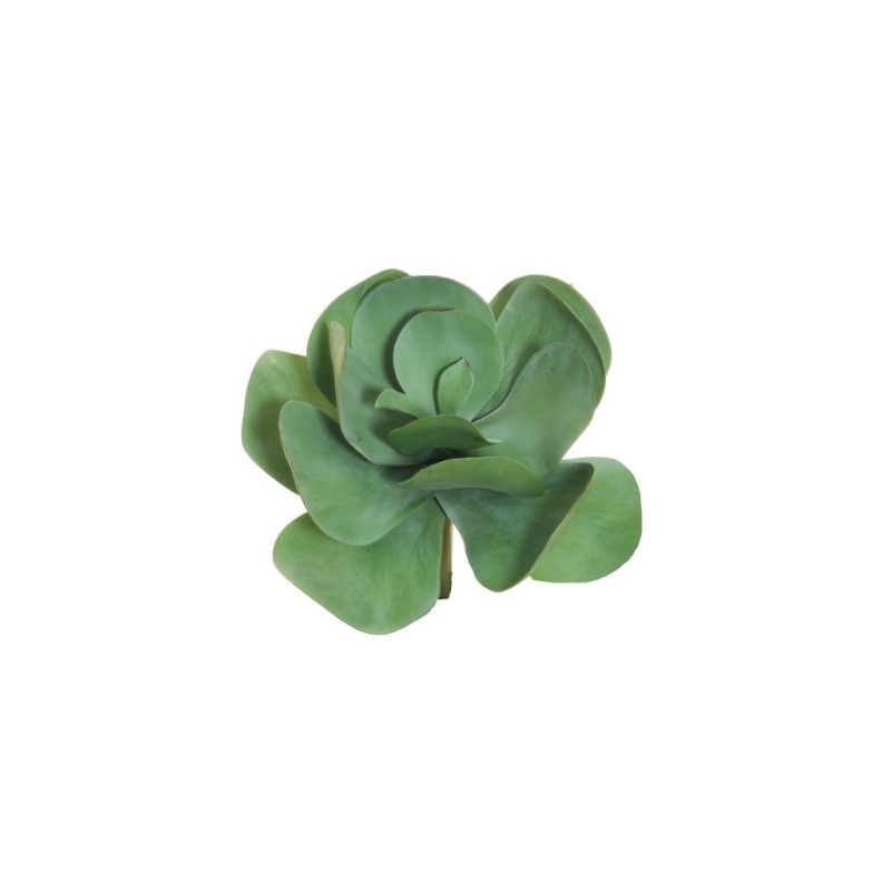 Lot de 6 - Grande echeveria artificielle, D. 31 cm - vert gris 