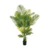 Lot de 2 - Palmier artificiel areca toucher réel en pot, 200 cm - vert 