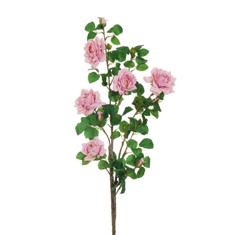 Lot de 6 - Longue branche artificielle d'églantier, 103 cm - lilas 