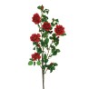 Lot de 6 - Longue branche artificielle d'églantier, 103 cm - rouge 