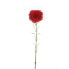 Lot de 48 - Œillet artificiel, 53 cm - rouge 