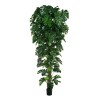 Plante artificielle de philodendron monstera en pot, 280 cm - vert 