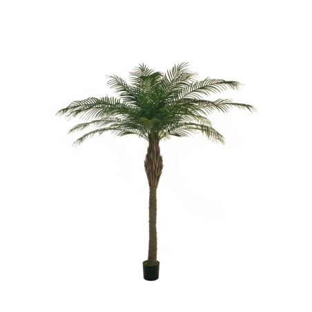 Lot de 2 - Palmier artificiel phoenix en pot, 210 cm - vert 