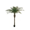 Lot de 2 - Palmier artificiel phoenix en pot, 210 cm - vert 