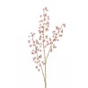 Lot de 12 - Longue branche artificielle d'asphodelus métallisée, 112 cm - rose 